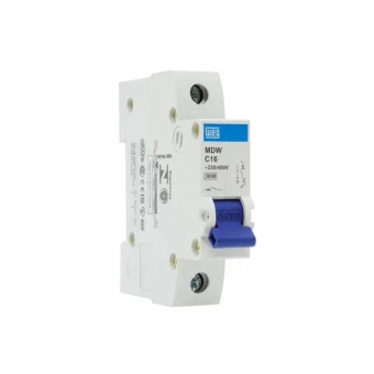 Disjuntor Unipolar Din 16A C Mdw 3kA - Weg#SIMONLEX#