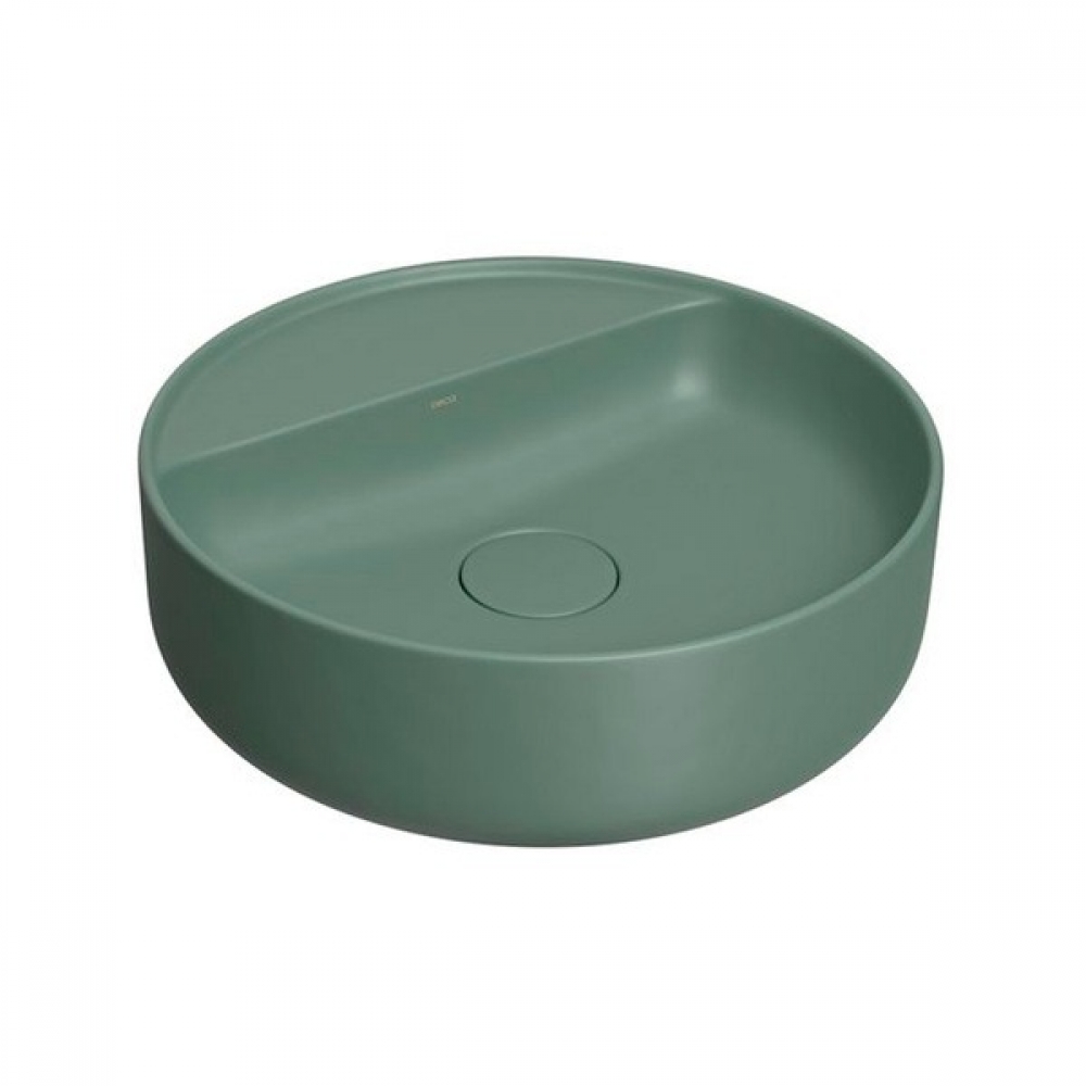 Cuba de apoio Redonda Salvia Louça 40 cm - Deca#SIM#