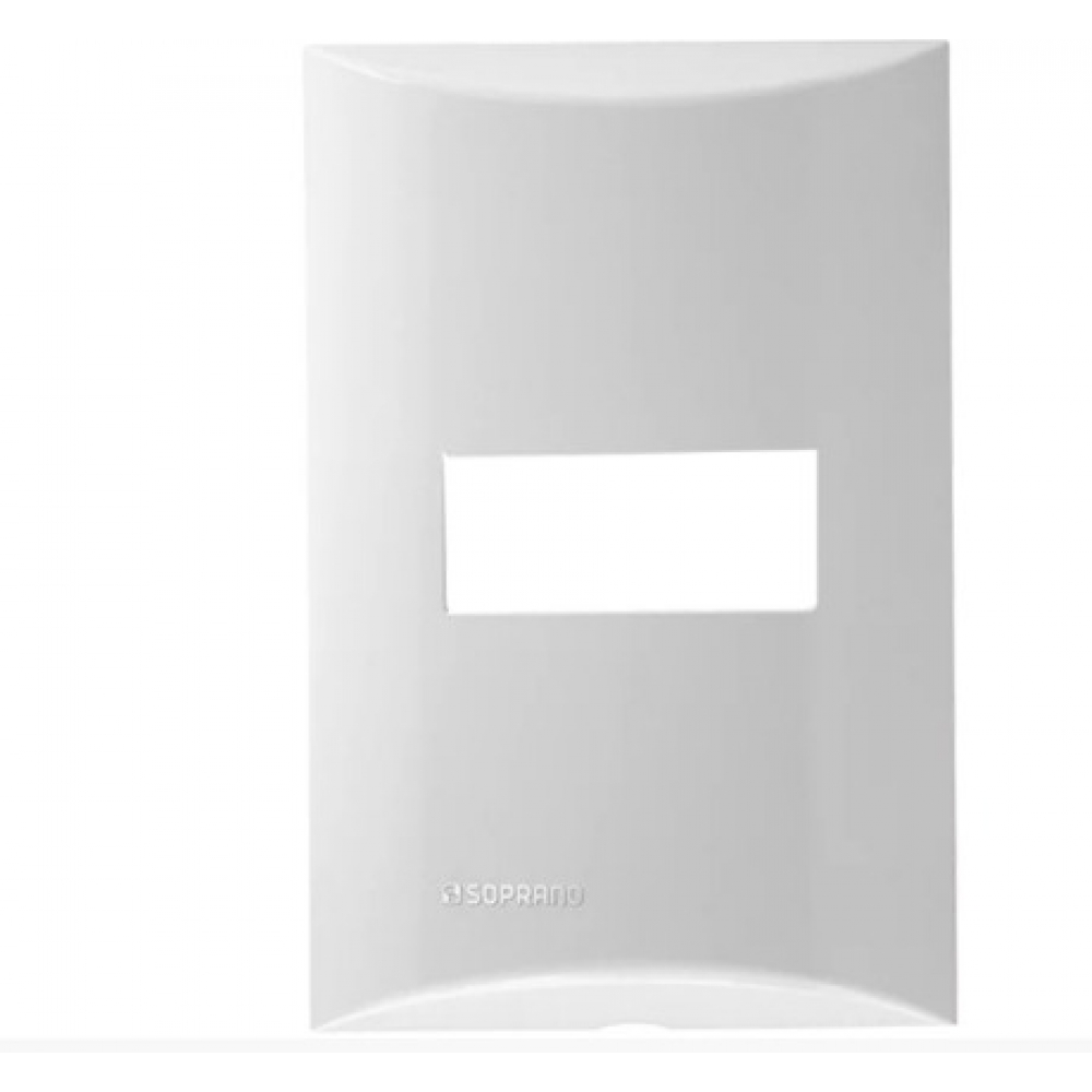 Brava Placa 4X2 1 Módulo  Sem Suporte - Soprano#SIMONLEX#