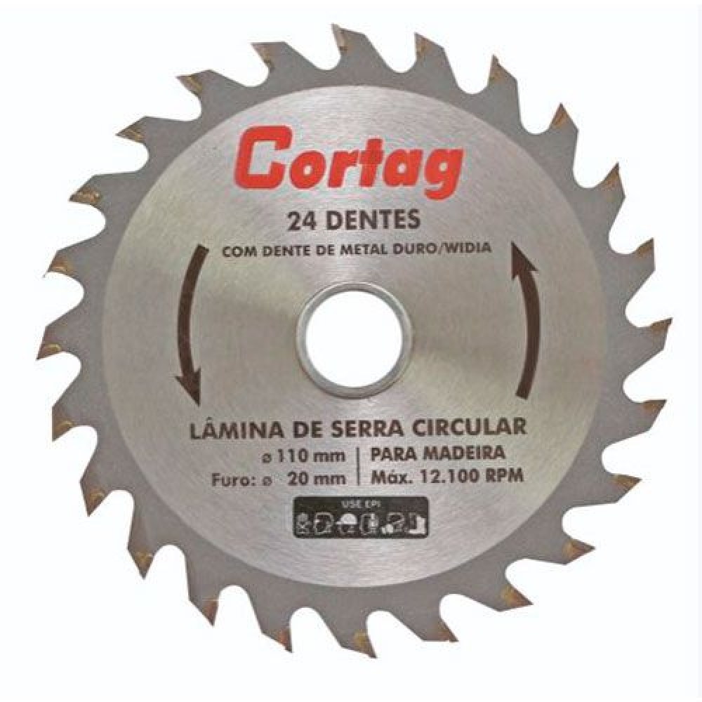 Disco Serra Circular Videa 110 X 20 X 24d – Cortag