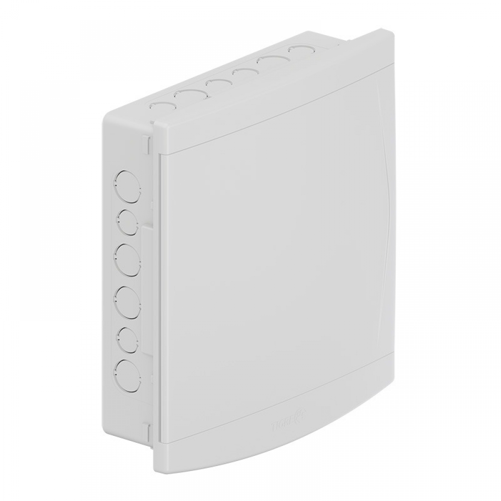 Quadro de Distribuição de Pvc Embutir Branco 18/24 Disjuntores Sem Barramento - Tigre#SIMONLEX#