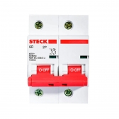 Disjuntor Bipolar Din C 100A 3kA - Steck#SIMONLEX#