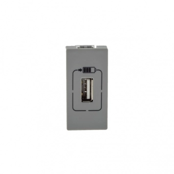 Modulo Carregador USB Cinza  Pial Plus+#SIMONLEX#