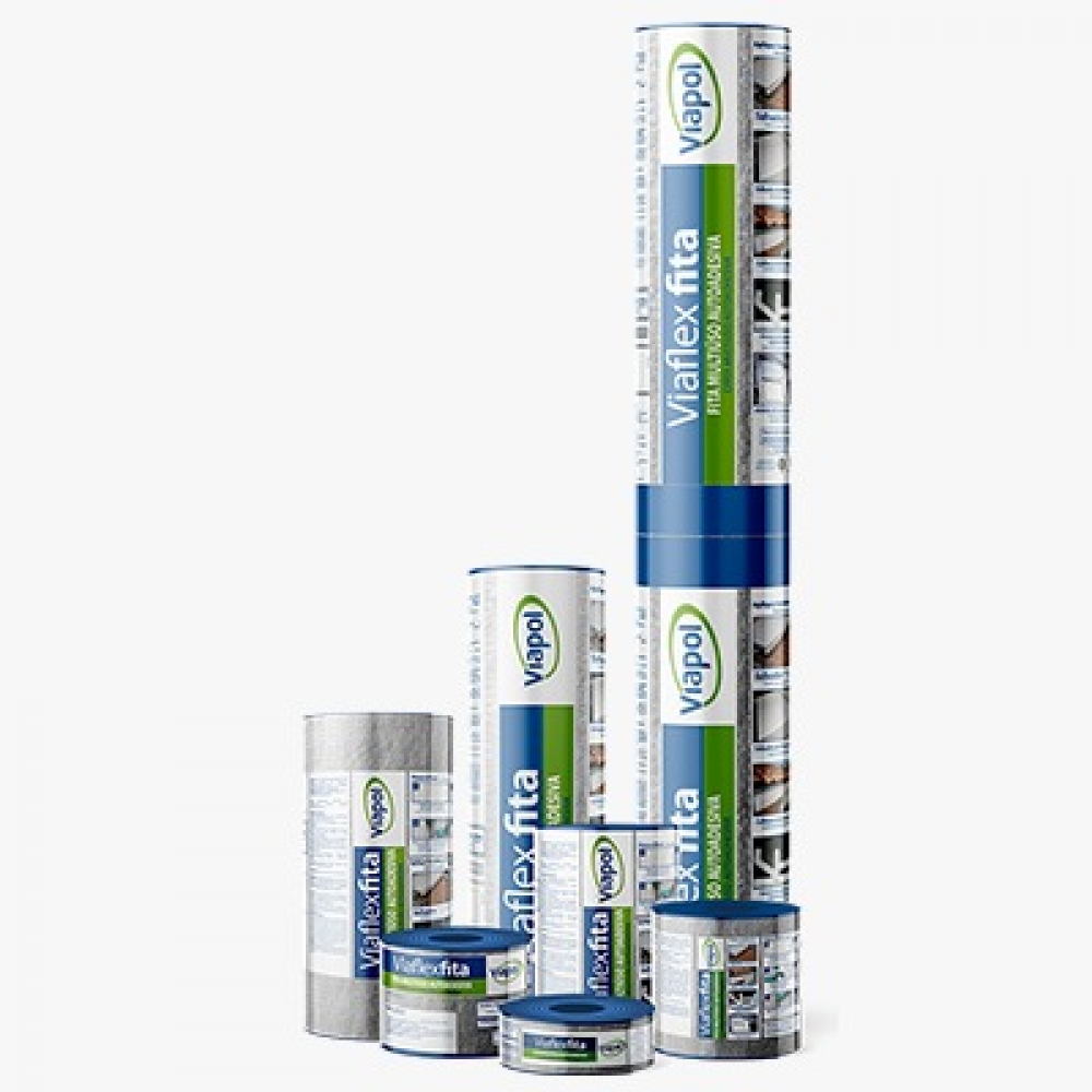 Fita Autoadesiva Viaflex Sleeve 15cm X 10m - Viapol#SIMONLEX#
