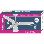 Ventilador De Teto Wind Light Br 3 Pas Transparente 220v - Ventisol#SIMONLEX#
