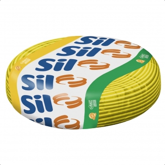 Cabo Flex Rolo 100m 6,0mm2 750v Amarelo - Sil#SIMONLEX#