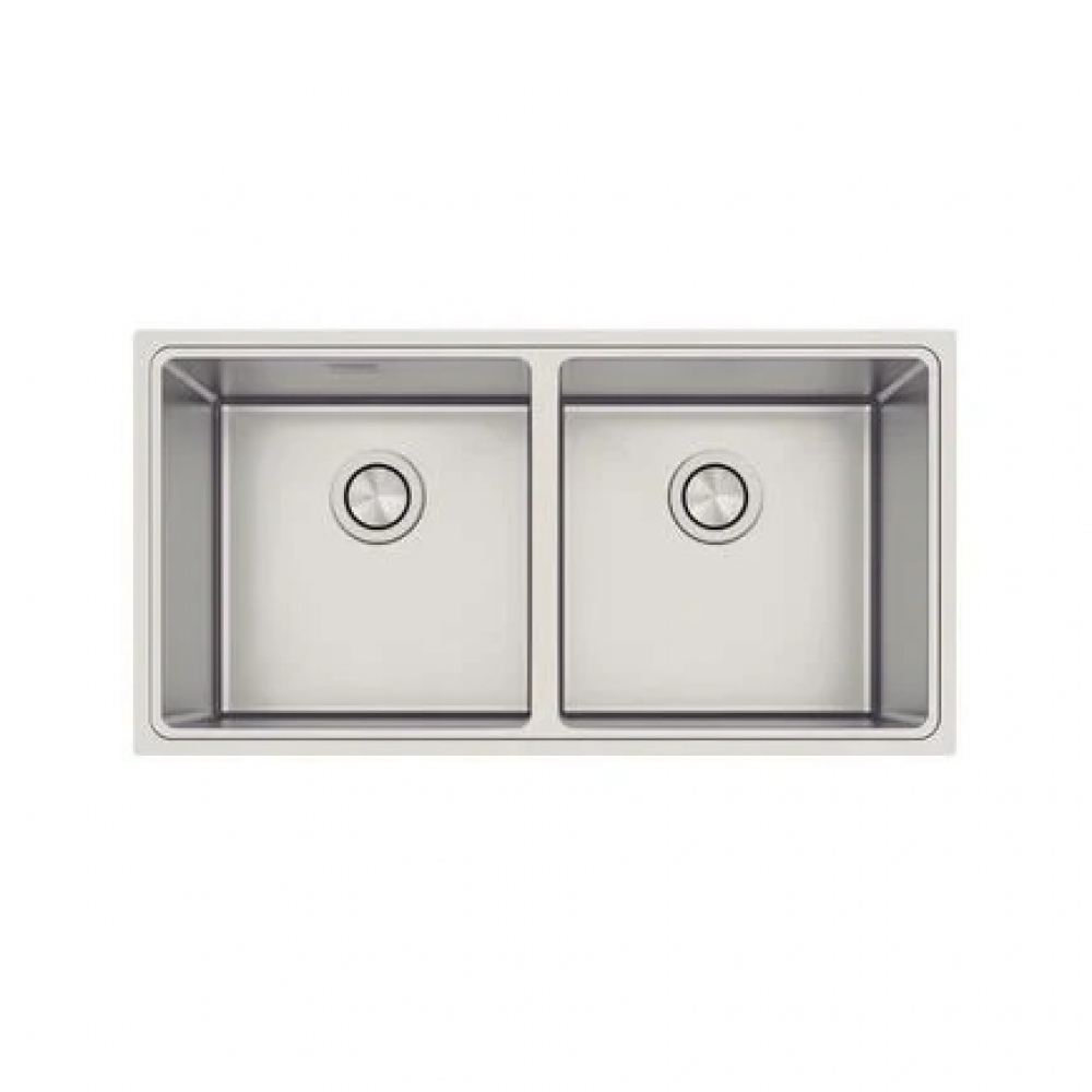 Cuba Quadrum 2C 40 Aço Inox com Acabamento Scotch Brite Tramontina#SIM#