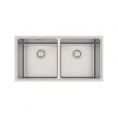 Cuba Quadrum 2C 40 Aço Inox com Acabamento Scotch Brite Tramontina#SIM#