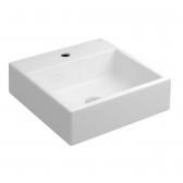 Cuba De Apoio Quadrada Branco Gelo 41cm Com Mesa L 73 - Deca#SIM#