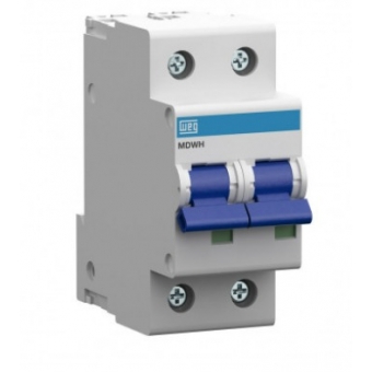 Disjuntor Bipolar DIN 80A 3KA - WEG#SIMONLEX#