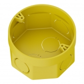 Caixa Octogonal pvc 3 X 3  C/ Anel Amarela - Tigre#SIMONLEX#