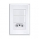 Interruptor 2S Simples + Tomada 2P+T 10A - Fame#SIMONLEX#