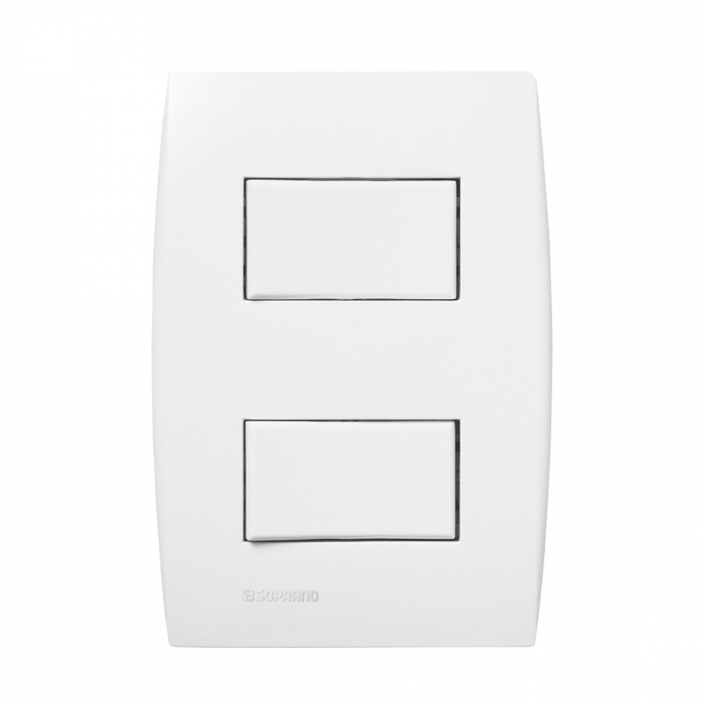 Interuptor 2s Simples Separados 10a Ilus - Soprano#SIMONLEX#