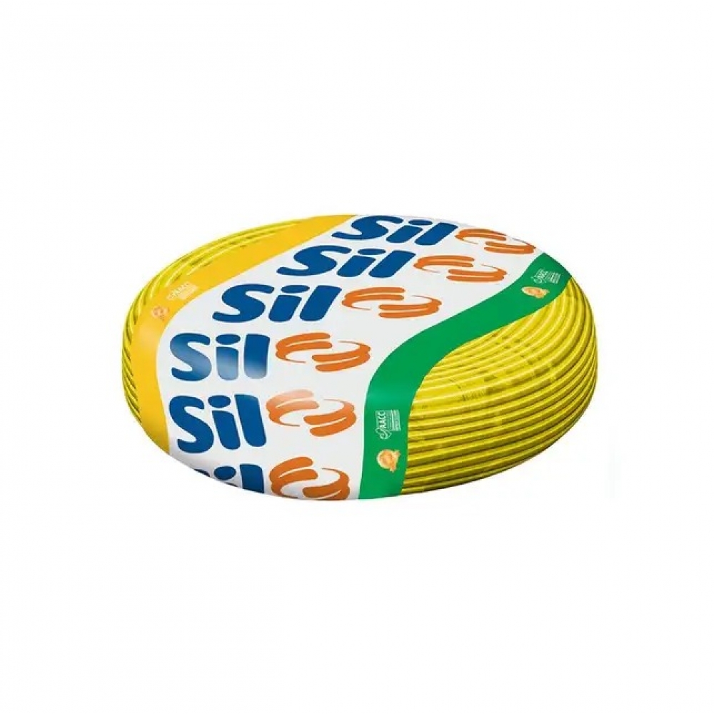 Cabo Flex 750V 100M 1.50mm Amarelo - SIL#SIMONLEX#