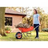 Carrinho de Mão C/Caçamba Funda Plástica 55 L, Braço Metálico - Tramontina#SIMONLEX#