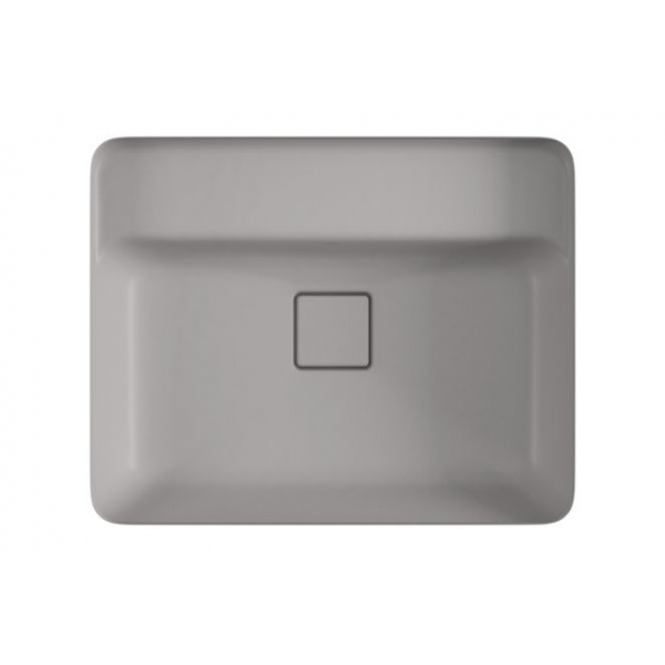 Cuba De Embutir Retangular Com Mesa 50cm Slim - Soft Antracite - Deca#SIM#