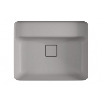 Cuba De Embutir Retangular Com Mesa 50cm Slim - Soft Antracite - Deca#SIM#