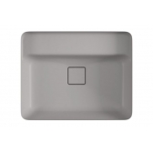 Cuba De Embutir Retangular Com Mesa 50cm Slim - Soft Antracite - Deca#SIM#