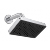 Chuveiro Retangular Parede Desviador 90x150mm Flex  - Cromado - Deca#SIM#