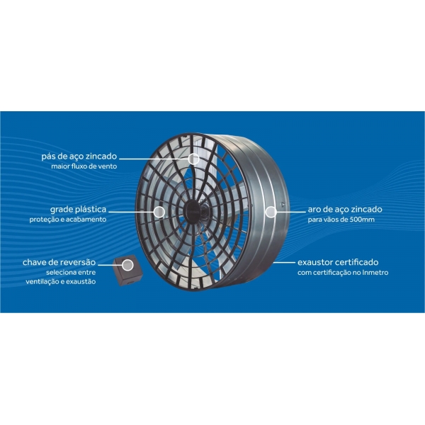 Exaustor  50cm 220v Grafite - Ventisol#SIMONLEX#