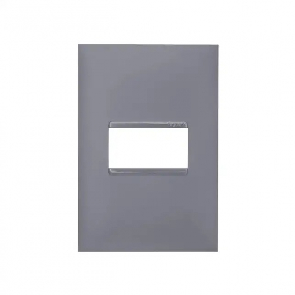 Placa 2x4 1Seção Horizontal Pial Plus - Cinza#SIMONLEX#