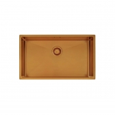 Cuba de Inox Quadrum 70x40x20,5 Gold - Tramontina#SIM#