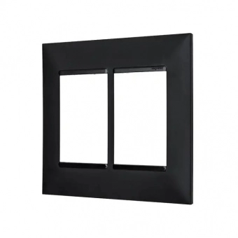 Placa 4X4 6 Postos Sem Suporte Pial Plus - Preto#SIMONLEX#