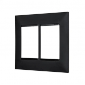 Placa 4X4 6 Postos Sem Suporte Pial Plus - Preto#SIMONLEX#