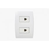 Ilus Tomada Telefone Rj11 Dupla - Soprano#SIMONLEX#