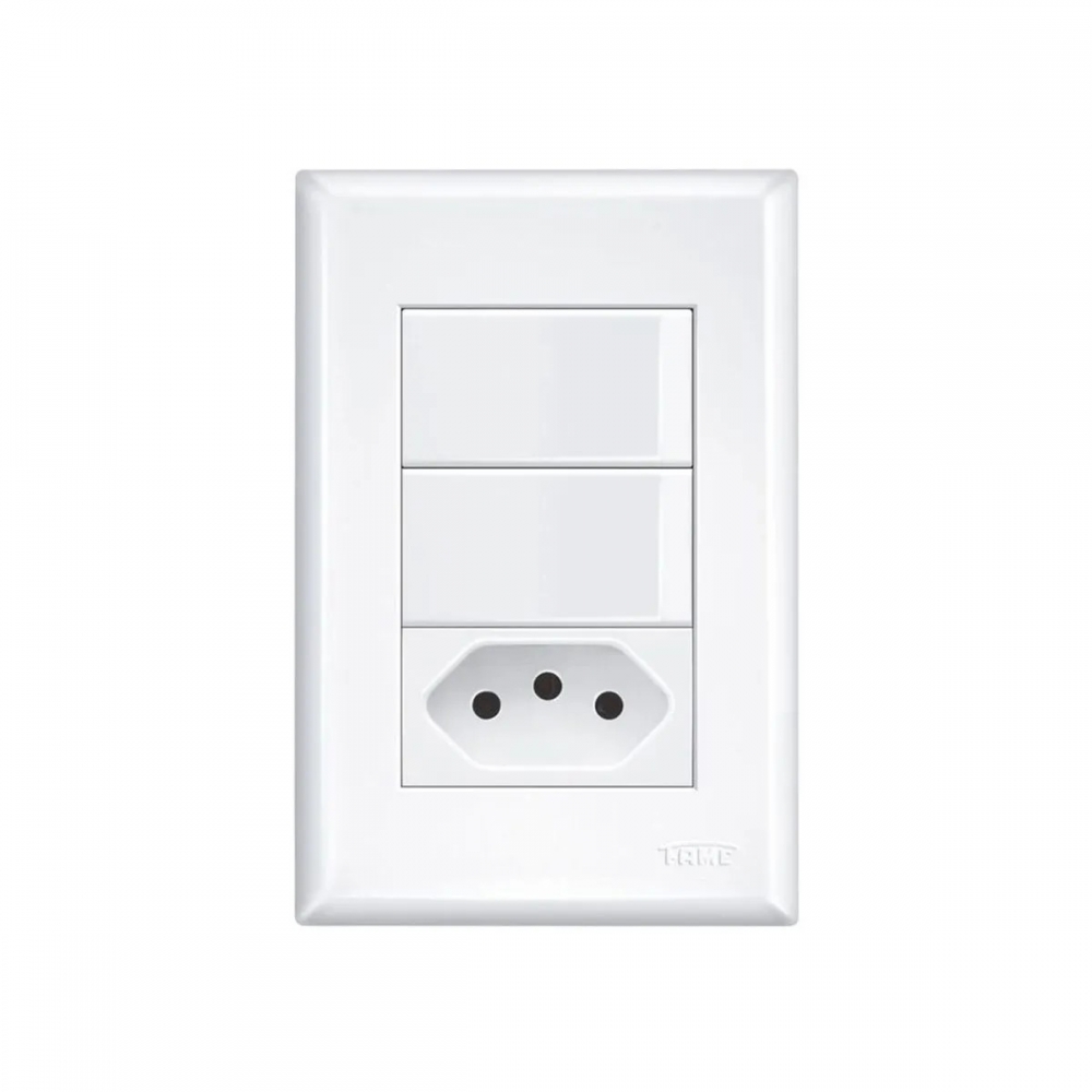 Fame Evidence Interruptor 2S Simples + TOM 2P+T 20A Padrão Brasil#SIMONLEX#