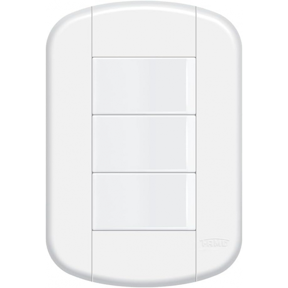 Fame Blanc+ Interruptor 3 Simples 16A CP#SIMONLEX#
