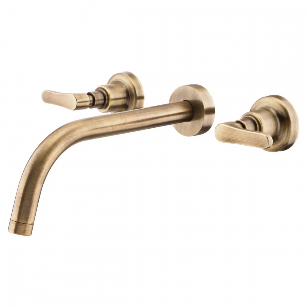 Misturador Clássica Para Lavatório Parede Tunis 1878 OV262 - Ouro Velho - Fani#SIMONLEX#