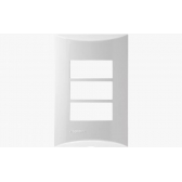 Brava Placa 4X2 3 Módulos Sem Suporte - Soprano#SIMONLEX#