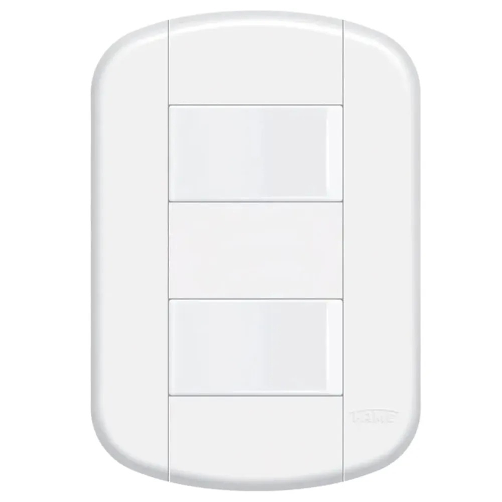 Fame Blanc+ Interruptor 2 Simples Distanciados 16A CP#SIMONLEX#