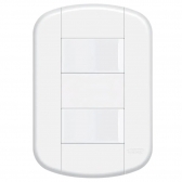 Fame Blanc+ Interruptor 2 Simples Distanciados 16A CP#SIMONLEX#