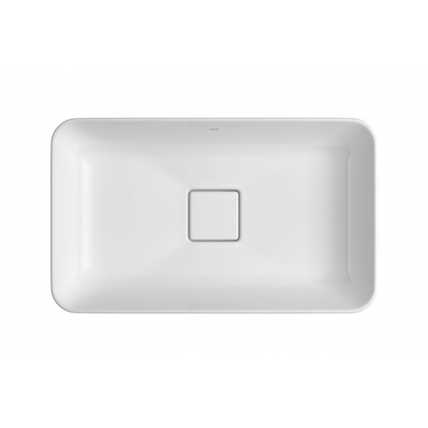 Cuba De Sobrepor Slim Retangular 50cm Branco - Deca#SIM#