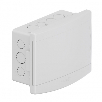 Quadro de Distribuição de Pvc Embutir Branco 6/8 Disjuntores Sem Barramento - Tigre#SIMONLEX#