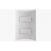 Brava interruptor 2S Simples 10A - Soprano#SIMONLEX#