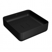 Cuba Slim De Apoio Quadrada 40cm Ébano Fosco - Deca#SIM#