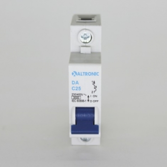 Disjuntor Unipolar Din C 25A 3kA - Tron#SIMONLEX#