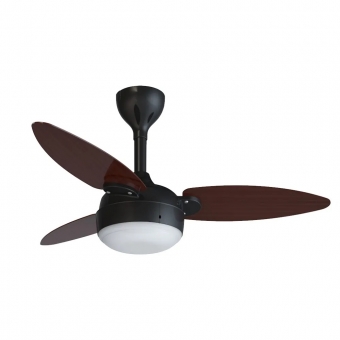 Ventilador De Teto Elluz 3p Pr/Tabaco C/R Inverter Bivolt - Ventisol#SIMONLEX#