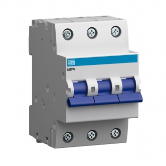 Disjuntor Tripolar 125A Din C Mdw-C125-3 - Weg#SIMONLEX#