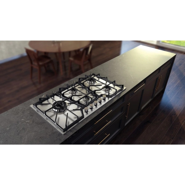 Cooktop a Gás de Inox Penta Full 5GX 90 Safestop - Tramontina#SIM#