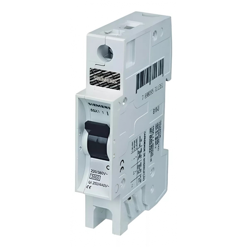 Disjuntor Unipolar Din 80A C 5SX1 3kA - Siemens#SIMONLEX#
