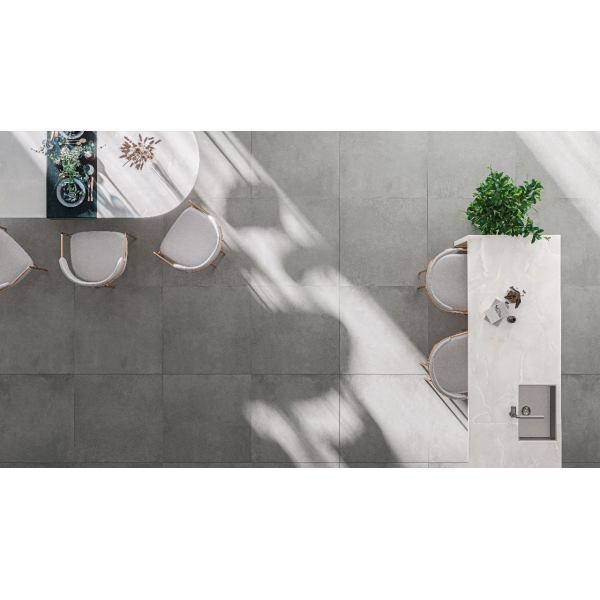 Porcelanato 94x94 Pantheon Grigio Satiny Acetinado- Caixa c/2,65 m² - Embramaco#SIMONLEX#