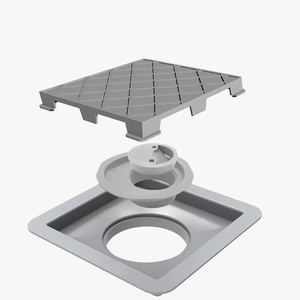 Ralo 15cm Quadrado Oculto - Novii#SIMONLEX#