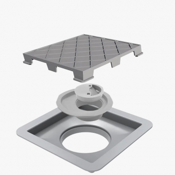 Ralo 15cm Quadrado Oculto - Novii#SIMONLEX#