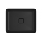 Cuba De Embutir Retangular 50cm  - Ébano Fosco - Deca#SIM#