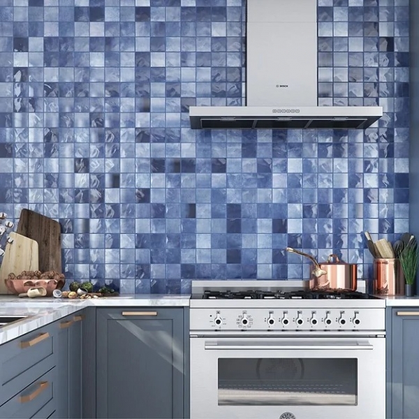 Revestimento 10x10 Ne Noronha Safira Mesh Brilhante - Caixa Com 1,92 m2 - Eliane#SIMONLEX#