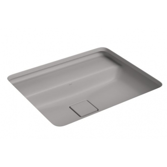 Cuba De Embutir Retangular Com Mesa 50cm Slim - Soft Antracite - Deca#SIM#